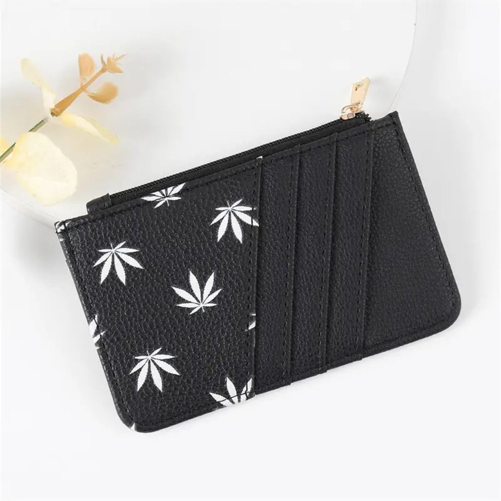 Faux Leather Card Wallet